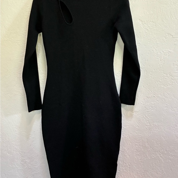 RACHEL Rachel Roy Asymmetrical Black Dress - Picture 1 of 3